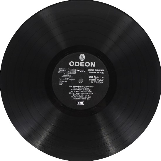 Greatest Love Songs Of K. L. Saigal (An Album Of His Timeless Genius) - Image 3