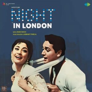 Night in London 1967 LP vinyl record featuring Laxmikant-Pyarelal music