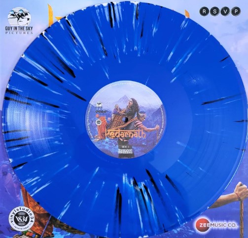 Kedarnath – VS34ZEE0020 – Blue Coloured – New Release Hindi LP Vinyl Record - Image 3