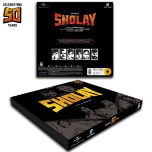 Sholay – (50th Anniversary Edition) – 7873094 – Record Coloured – Yellow – 4LP Set – New Release Hindi LP Vinyl