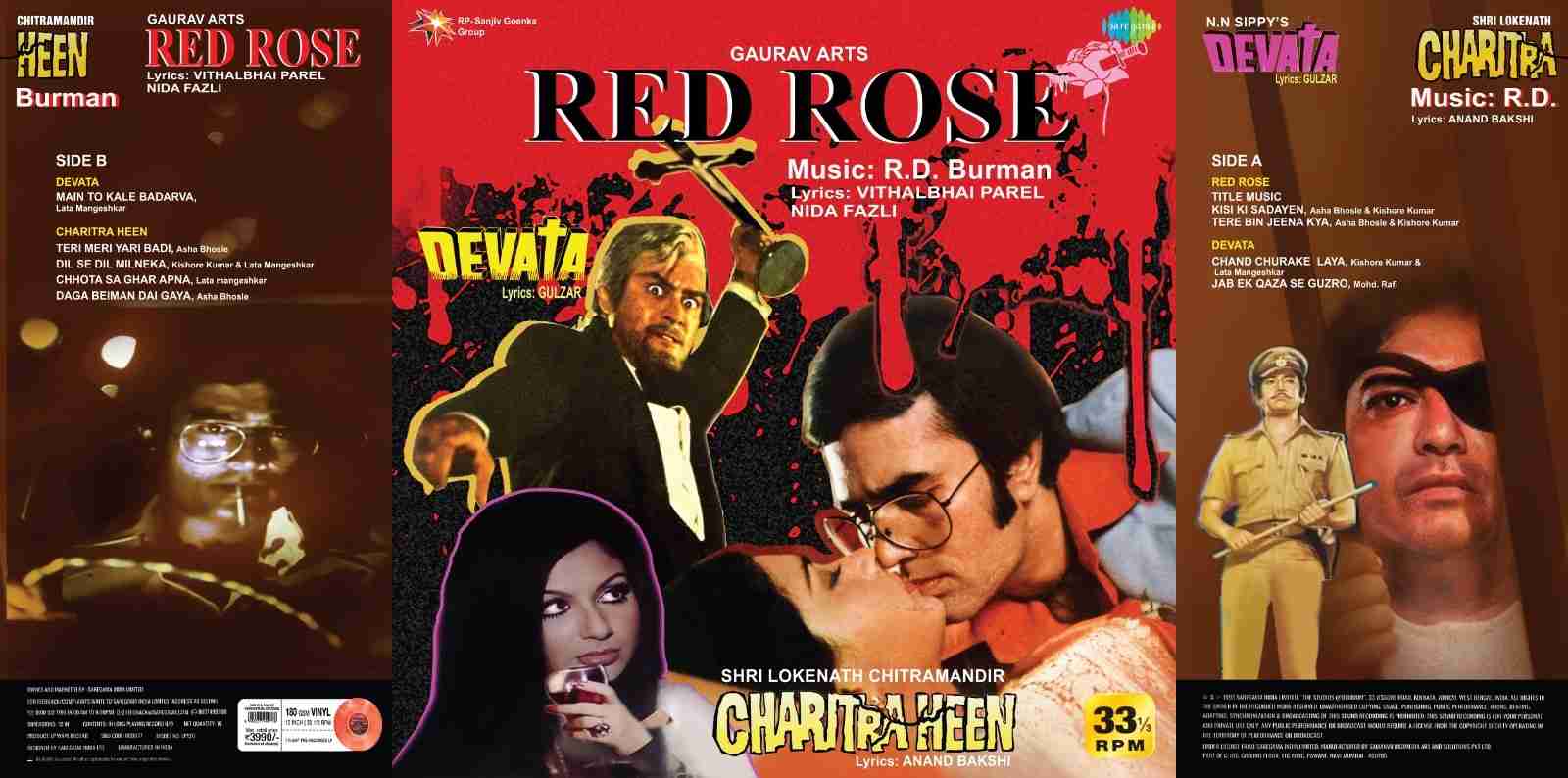 Red Rose / Devata / Charitraheen / Gunehgar Kaun – 8902057490471 – New Released LP Vinyl Record